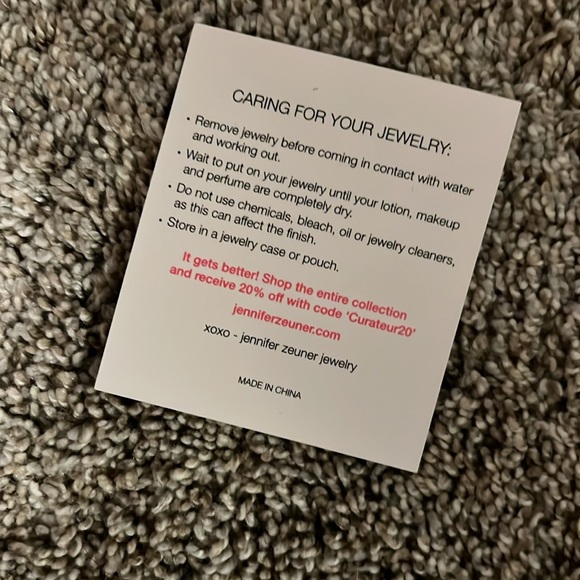 NIB Jennifer Zeuner Jewelry Karli Necklace 14K Hamilton - Picture 6 of 11